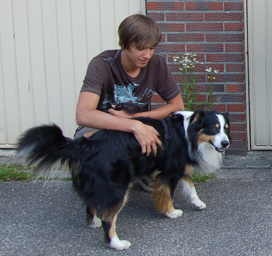 Jakob mit Hund