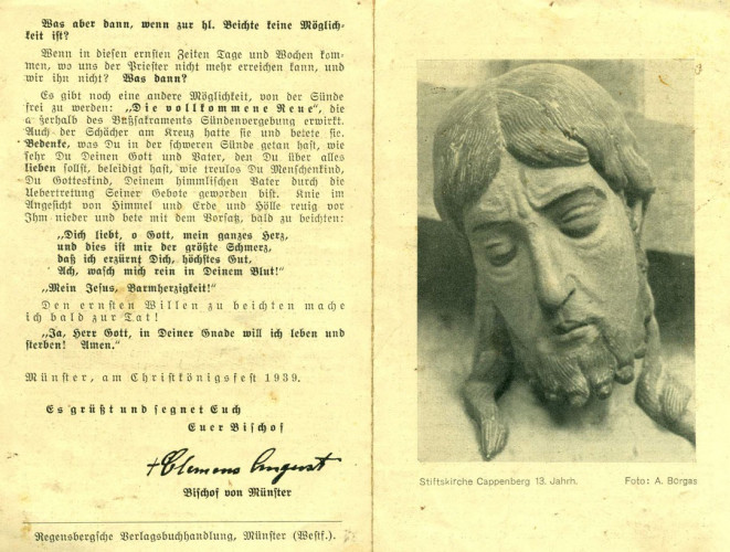 gebetszettel von galen titel