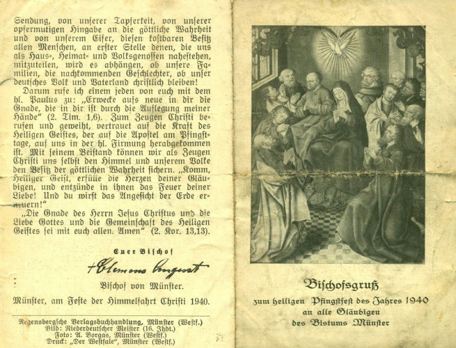 gebetszettel von galen titel